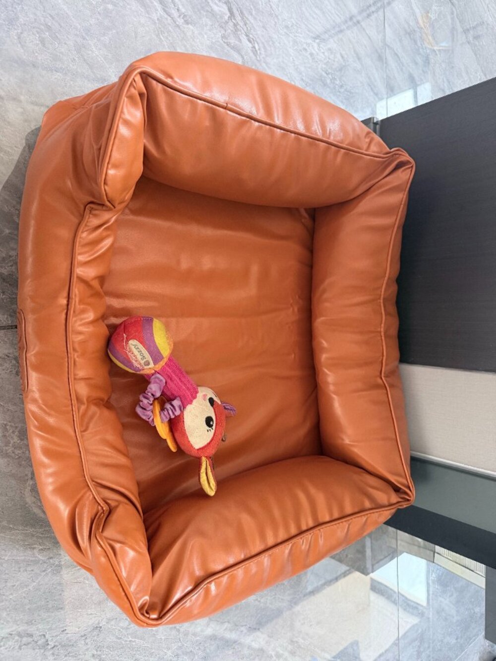 Non-Slip Faux Leather Pet Sofa Car Seat for Dogs & Cats
